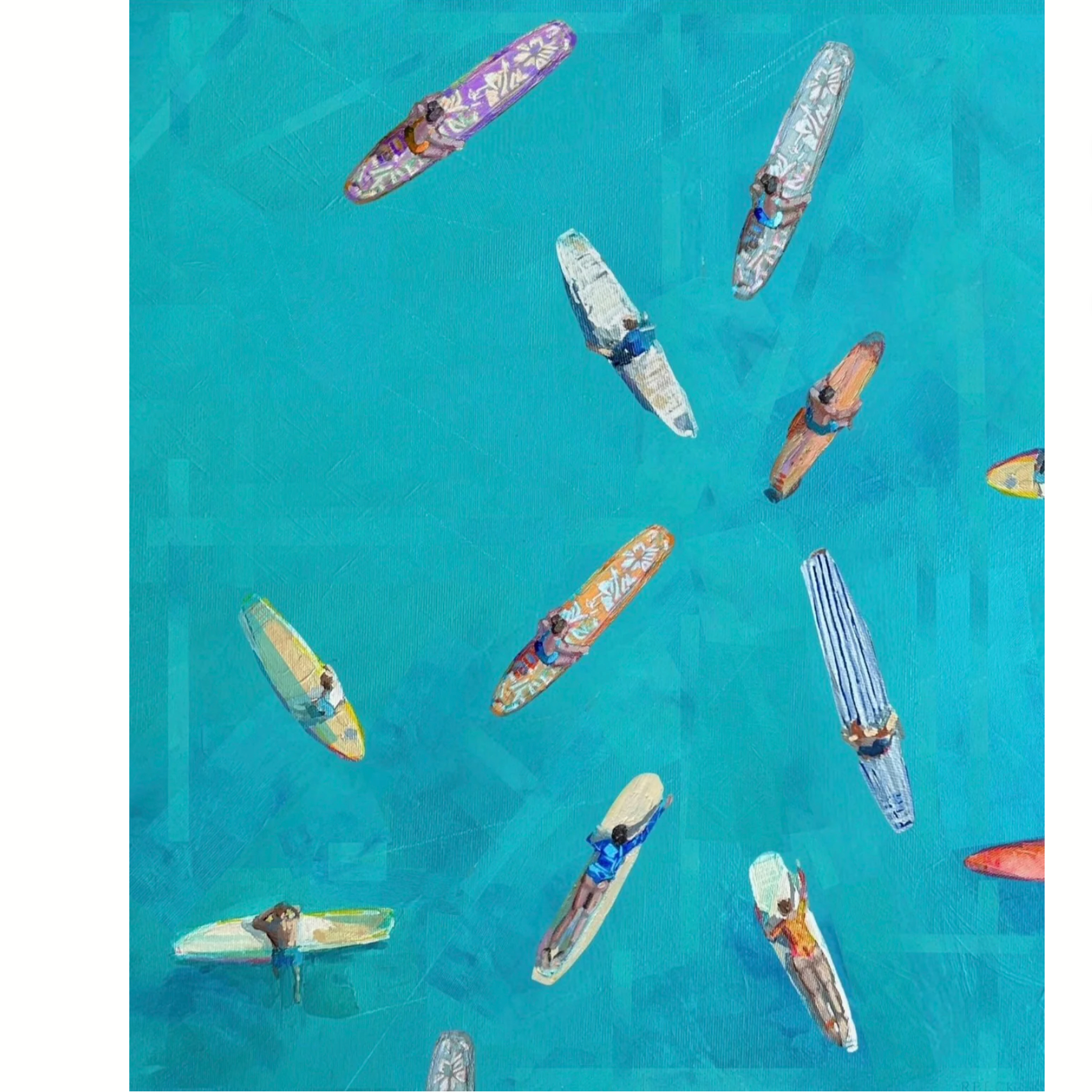 8x10 Surf's Up Print